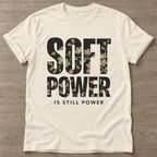 Natural Still Power T-shirt — rest and recovery design, for women who train