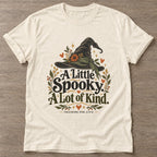 Natural Spooky A Lot T-shirt — funny gym slogan, for women who train and laugh about it