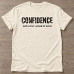 Natural Grace Over Force T-shirt — rest and recovery design, for women who train