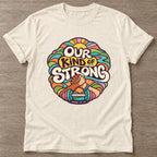 Natural Strong Grip T-shirt — weightlifting design, for women who lift