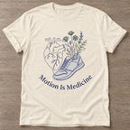 Natural Heartbeat Run T-shirt — running design, for women who run
