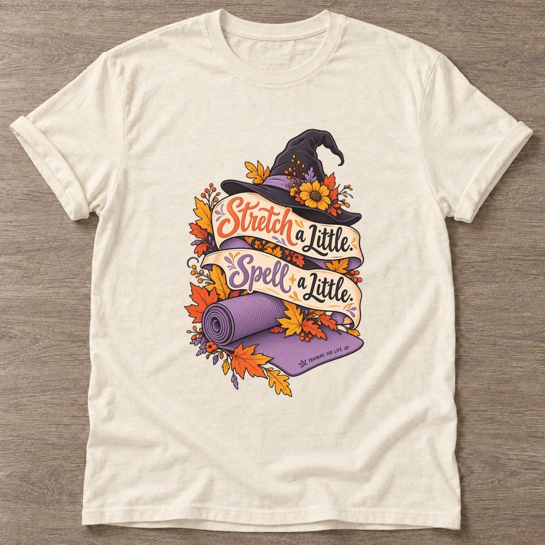 Natural Witch's Yoga Flow T-shirt — rest and recovery design, for women who train