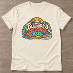 Natural Beginners Belong Here T-shirt — body positive design, for every body in the gym