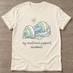 Natural Therapy Gains T-shirt — weightlifting design, for women who lift