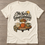 Natural Good Company T-shirt — gym club design, for women who train together