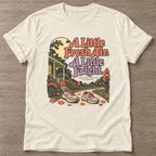 Natural Fresh Air Fright T-shirt — walking club design, for women who walk