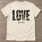 Natural Bloom Wins T-shirt — floral strength design, for women who train