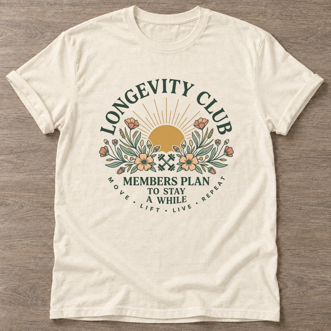Natural Move Lift Live T-shirt — everyday workout design, for women who move