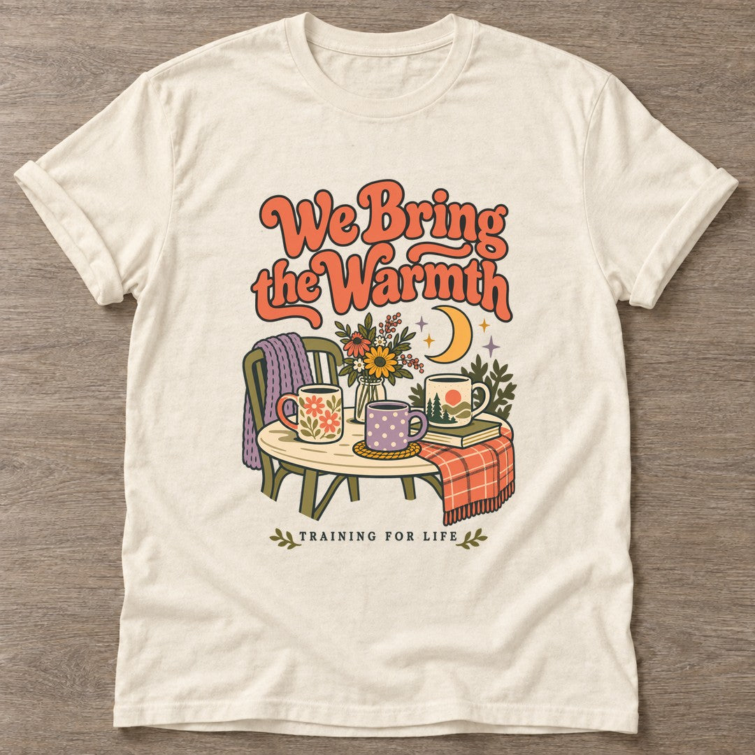 Natural Warmth Training T-shirt — rest and recovery design, for women who train
