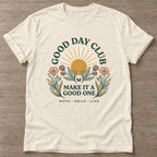 Natural Move Smile Live T-shirt — everyday workout design, for women who move