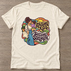 Natural Strength Through Motherhood T-shirt — motivational slogan design, for women who train
