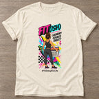 Natural Laundry Counts Too T-shirt — funny gym slogan, for women who train and laugh about it
