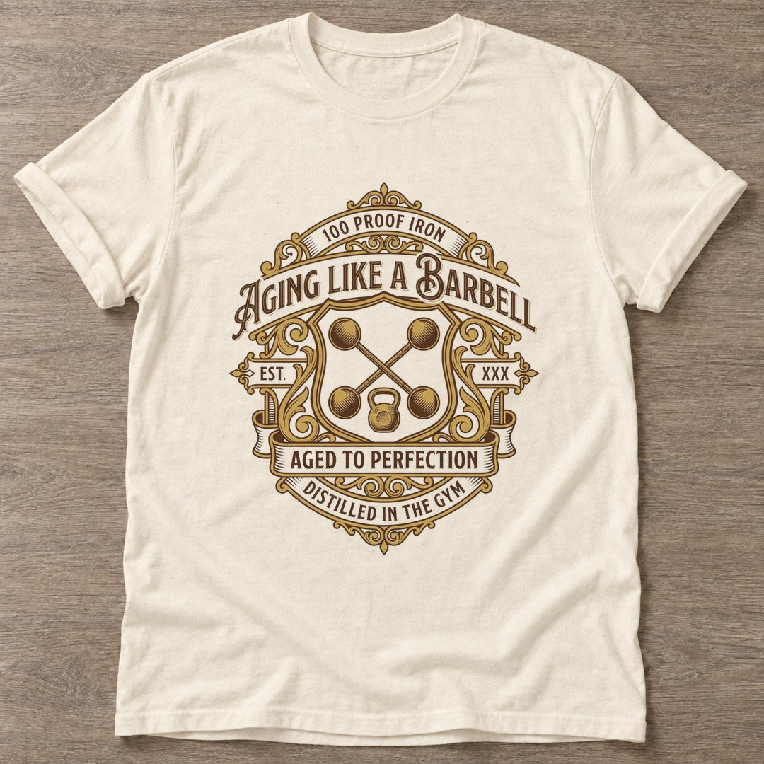 Natural Aged To Perfection T-shirt — longevity training design, for women over 40