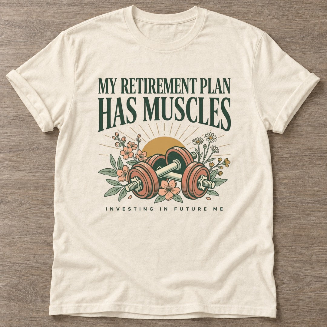 Natural Muscles Over Millions T-shirt — weightlifting design, for women who lift