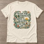 Natural Wellness Grows T-shirt — growth mindset design, for women building a habit