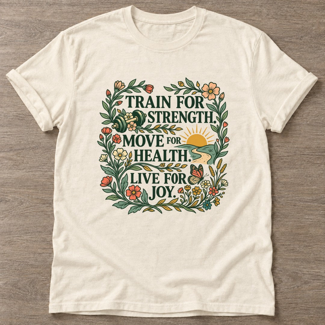 Natural Wellness Grows T-shirt — growth mindset design, for women building a habit