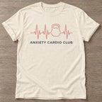 Natural Nervous Gains T-shirt — funny gym slogan, for women who train and laugh about it