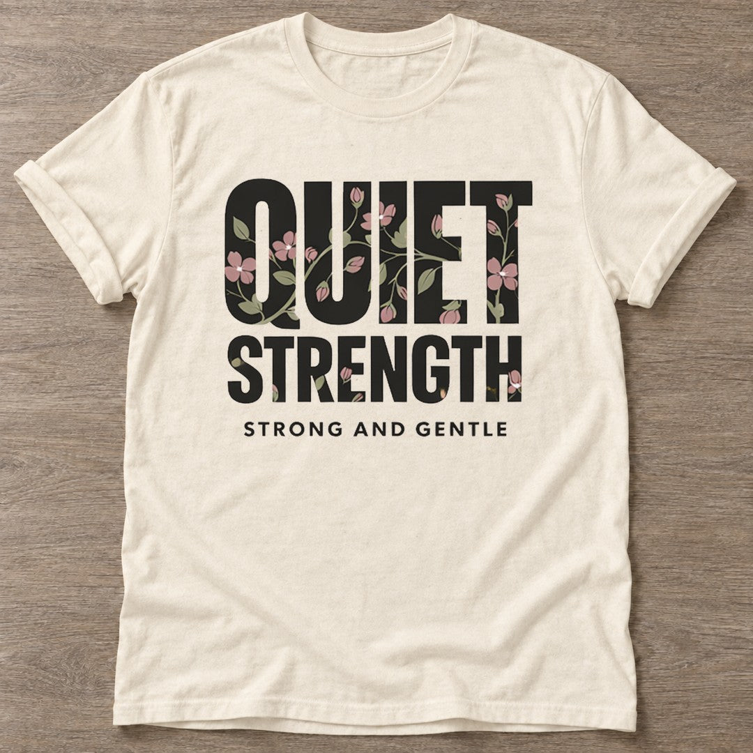 Natural Gentle Force T-shirt — rest and recovery design, for women who train