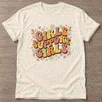 Natural Sisterhood Vibes T-shirt — gym club design, for women who train together