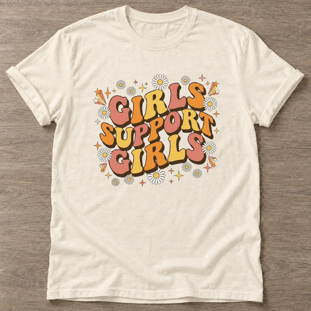 Natural Sisterhood Vibes T-shirt — gym club design, for women who train together