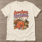 Natural Autumn Harvest T-shirt — motivational slogan design, for women who train