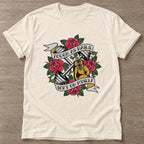 Natural Soft On Myself T-shirt — rest and recovery design, for women who train