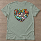 Sage Gym-ish Heart T-shirt — funny gym slogan, for women who train and laugh about it