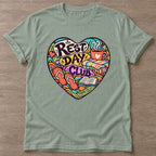 Sage Rest Day Club T-shirt — rest and recovery design, for women who train