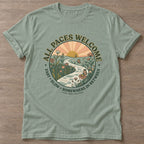 Sage Pace Yourself T-shirt — motivational slogan design, for women who train