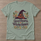 Sage Witchy Humor T-shirt — funny gym slogan, for women who train and laugh about it