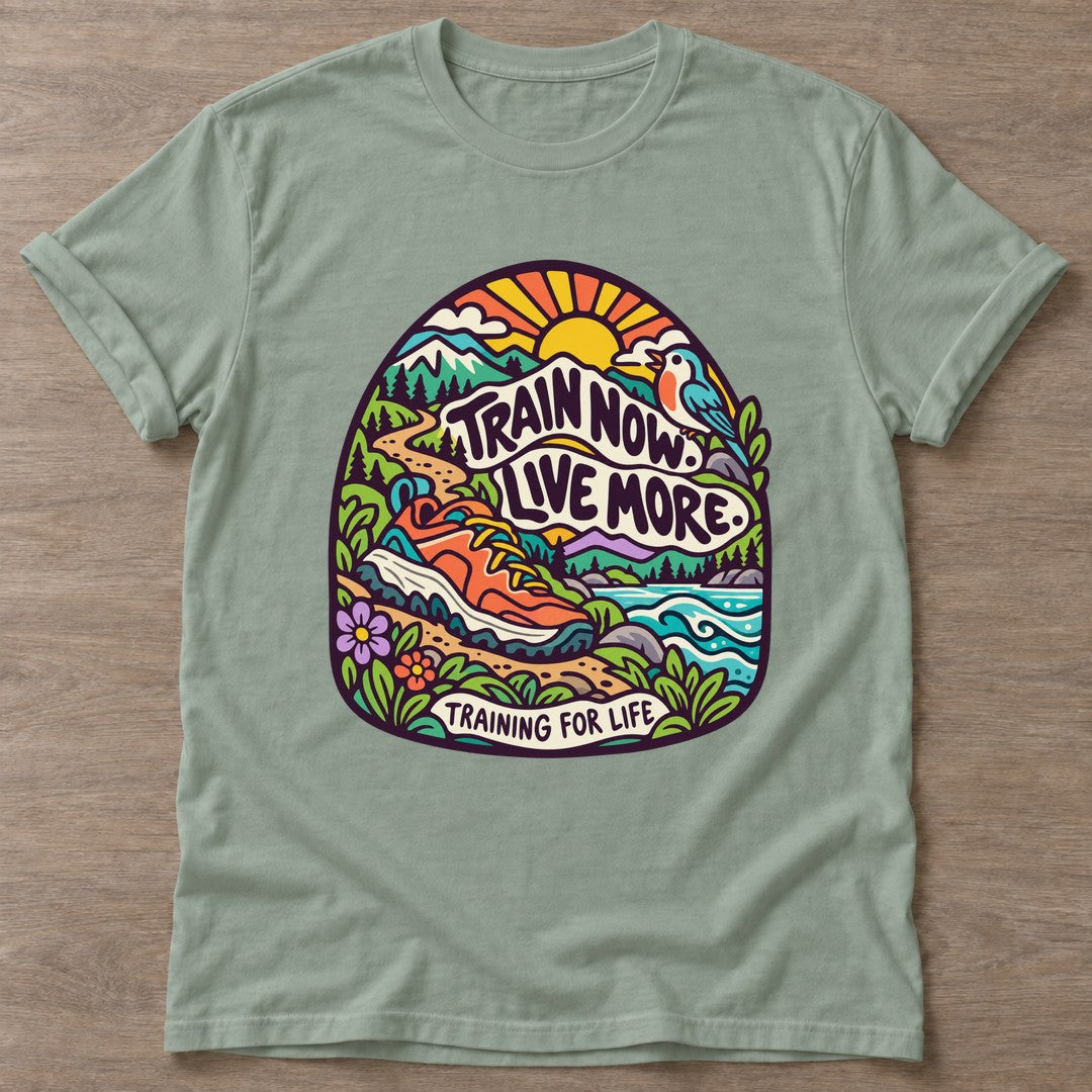 Sage Training For Life T-shirt — longevity training design, for women over 40