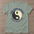 Sage Workout Nap Energy T-shirt — funny gym slogan, for women who train and laugh about it