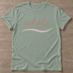 Sage Breathe Repeat T-shirt — rest and recovery design, for women who train