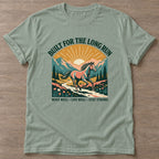 Sage Long Run Horse T-shirt — running design, for women who run