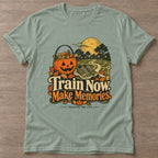 Sage Autumn Miles T-shirt — running design, for women who run