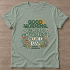 Sage Morning Ritual T-shirt — rest and recovery design, for women who train