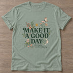Sage Ordinary Moments T-shirt — motivational slogan design, for women who train