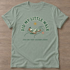 Sage Feeling Accomplished T-shirt — funny gym slogan, for women who train and laugh about it