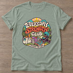 Sage Everyday Strength Club T-shirt — gym club design, for women who train together
