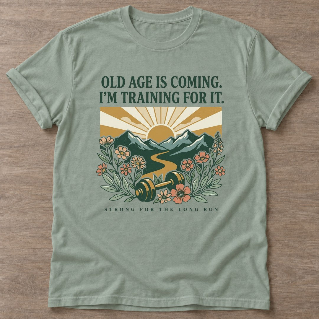Sage Long Run Strong T-shirt — longevity training design, for women over 40