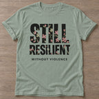 Sage Resilient Without Violence T-shirt — rest and recovery design, for women who train