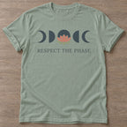 Sage Moon Lotus T-shirt — rest and recovery design, for women who train