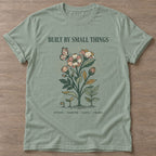 Sage Bloom From Within T-shirt — floral strength design, for women who train