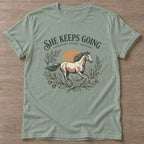 Sage Through Every Season T-shirt — longevity training design, for women over 40