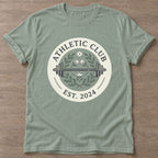 Sage Garden Gains T-shirt — floral strength design, for women who train