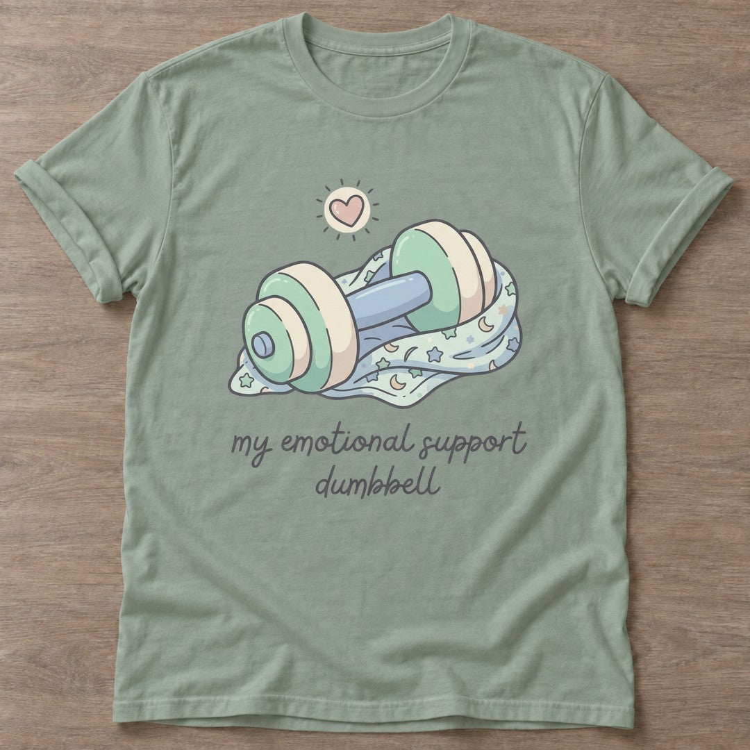 Sage Therapy Gains T-shirt — weightlifting design, for women who lift