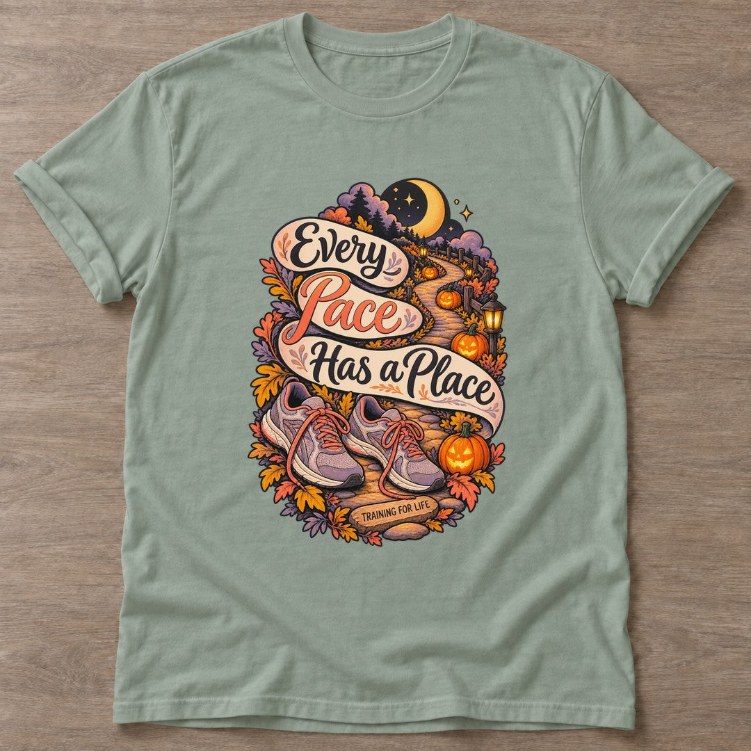 Sage Pace Keeper T-shirt — walking club design, for women who walk
