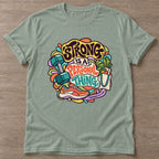 Sage Strong Personal Thing T-shirt — body positive design, for every body in the gym
