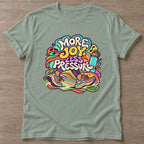 Sage Joy Over Pressure T-shirt — rest and recovery design, for women who train