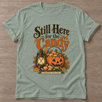 Sage Candy Training T-shirt — funny gym slogan, for women who train and laugh about it